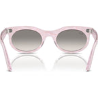 Wayfarer Oval RB2242, Photochromic Purple Waves/Grey Clear Gradient Glass Lenses 53 Eye Size