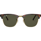 Clubmaster Classic RB3016, Mock Tort Arista/Green Glass Lenses 51 Eye Size
