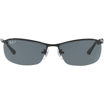 Top Bar RB3183, Black/Grey Polarised Lenses