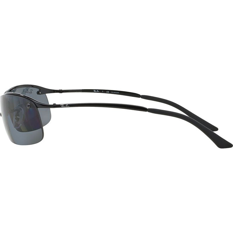 Top Bar RB3183, Black/Grey Polarised Lenses