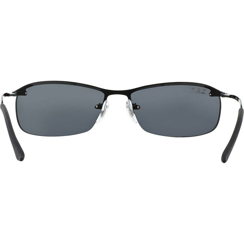 Top Bar RB3183, Black/Grey Polarised Lenses