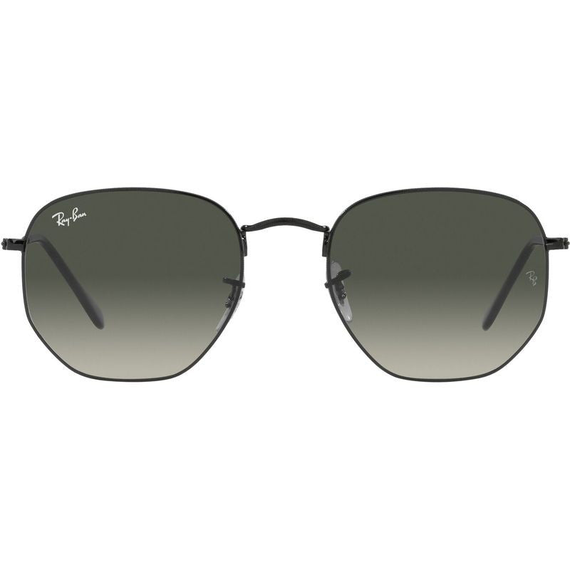 Hexagonal Legend RB3548, Black/Grey Gradient Glass Lenses 54 Eye Size