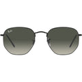 Hexagonal Legend RB3548, Black/Grey Gradient Glass Lenses 54 Eye Size