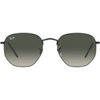 Hexagonal Legend RB3548, Black/Grey Gradient Glass Lenses 54 Eye Size