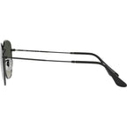 Hexagonal Legend RB3548, Black/Grey Gradient Glass Lenses 54 Eye Size