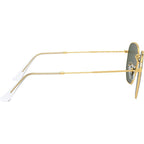 Hexagonal Legend RB3548, Legend Gold/Green Glass Lenses 54 Eye Size