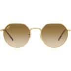 Jack RB3565, Arista/Brown Clear Gradient Glass Lenses 55 Eye Size