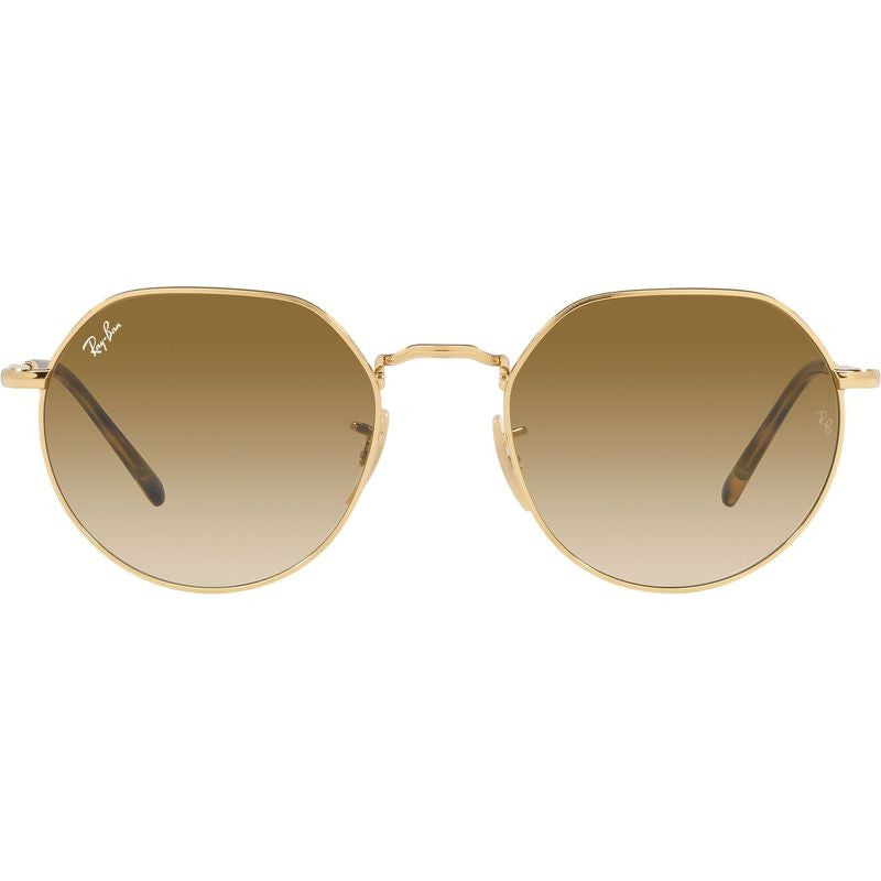Jack RB3565, Arista/Brown Clear Gradient Glass Lenses 51 Eye Size