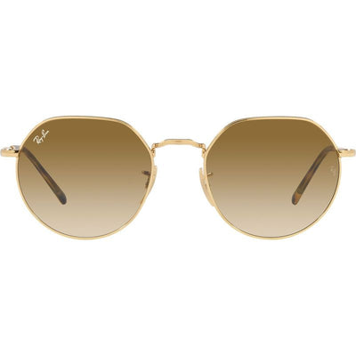 Jack RB3565, Arista/Brown Clear Gradient Glass Lenses 51 Eye Size