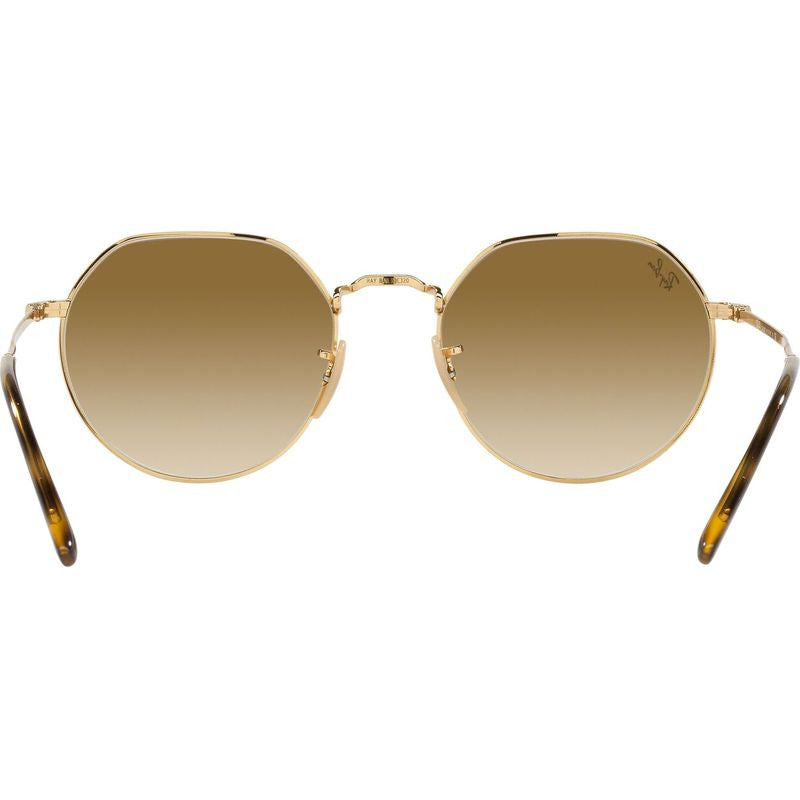 Jack RB3565, Arista/Brown Clear Gradient Glass Lenses 51 Eye Size