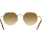 Jack RB3565, Arista/Brown Clear Gradient Glass Lenses 55 Eye Size