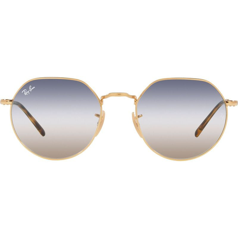 Jack RB3565, Arista/Clear Blue Gradient Glass Lenses 53 Eye Size