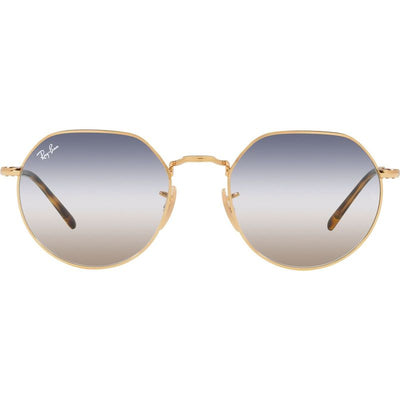 Jack RB3565, Arista/Clear Blue Gradient Glass Lenses 53 Eye Size