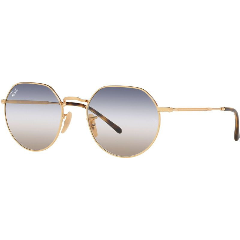 Jack RB3565, Arista/Clear Blue Gradient Glass Lenses 53 Eye Size