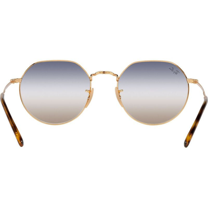 Jack RB3565, Arista/Clear Blue Gradient Glass Lenses 53 Eye Size