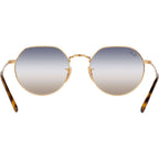 Jack RB3565, Arista/Clear Blue Gradient Glass Lenses 53 Eye Size