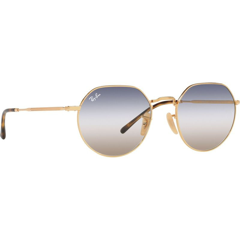 Jack RB3565, Arista/Clear Blue Gradient Glass Lenses 53 Eye Size