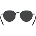 Jack RB3565, Black/Black Polarised Glass Lenses 53 Eye Size