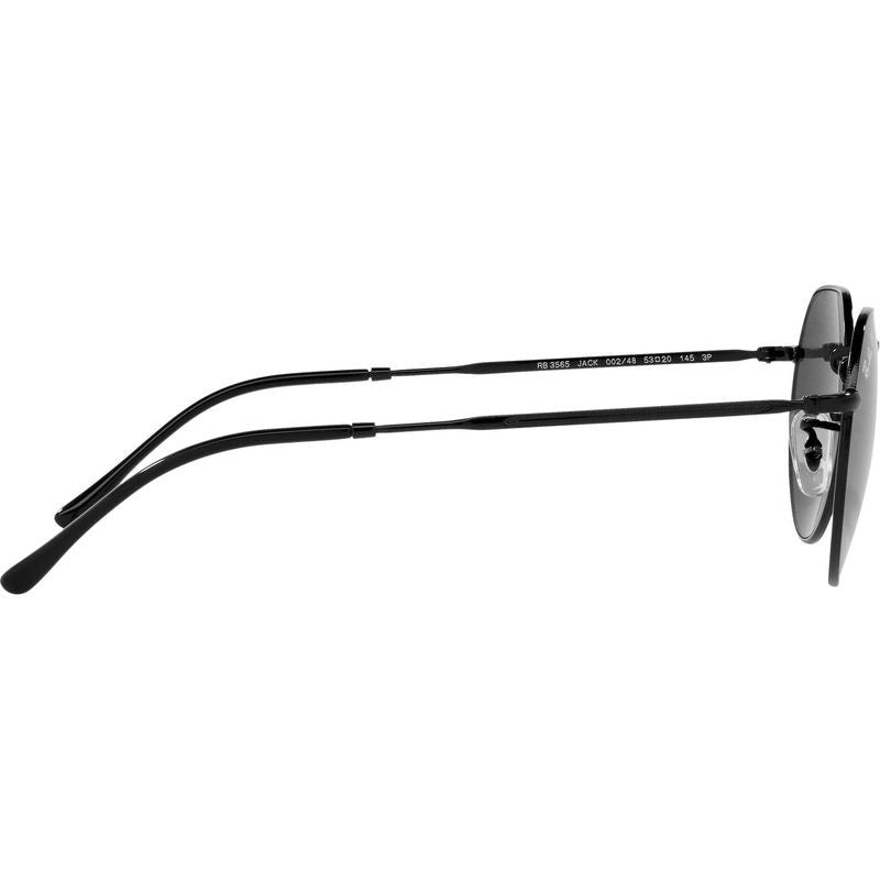 Jack RB3565, Black/Black Polarised Glass Lenses 53 Eye Size