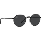 Jack RB3565, Black/Black Polarised Glass Lenses 53 Eye Size