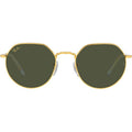 Jack RB3565, Legend Gold/Green Glass Lenses 53 Eye Size