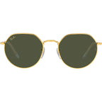 Jack RB3565, Legend Gold/Green Glass Lenses 53 Eye Size