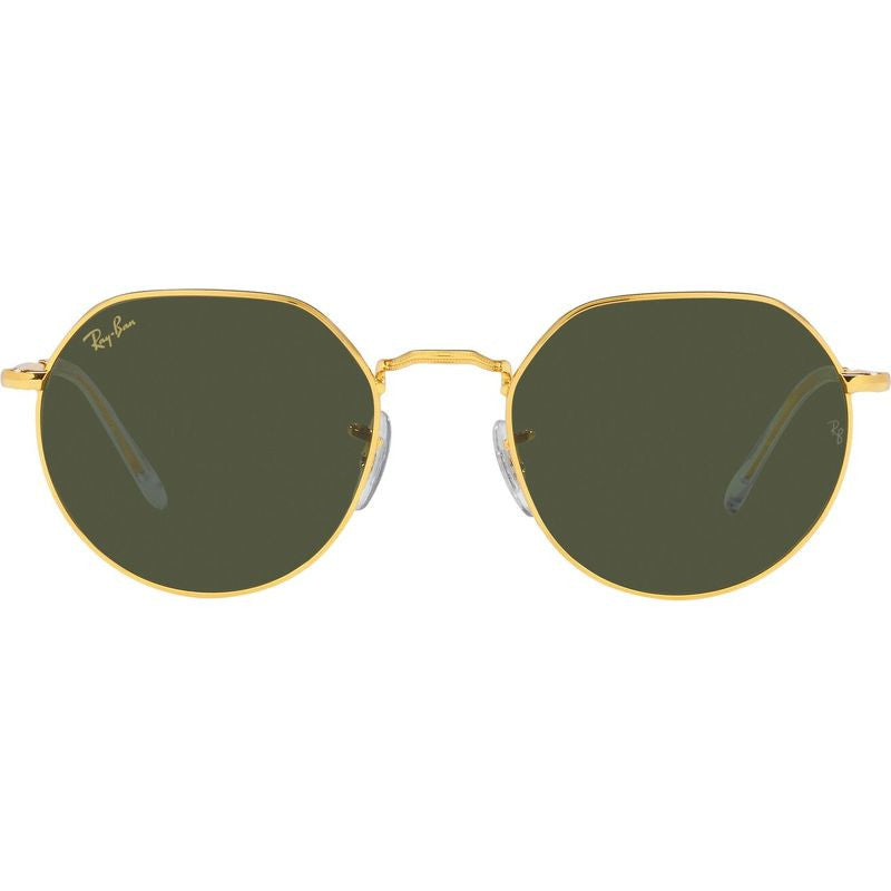 Jack RB3565, Legend Gold/Green Glass Lenses 55 Eye Size