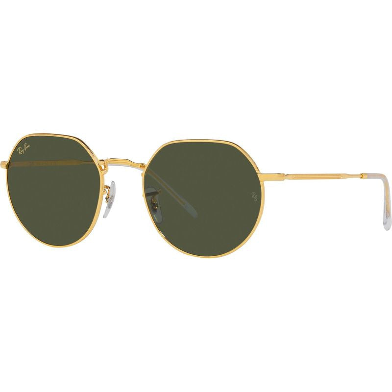Jack RB3565, Legend Gold/Green Glass Lenses 53 Eye Size