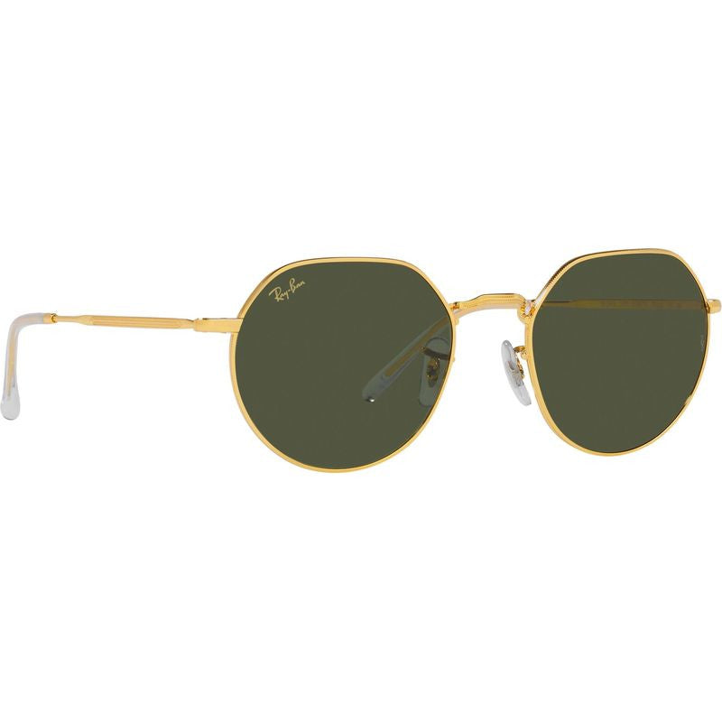 Jack RB3565, Legend Gold/Green Glass Lenses 55 Eye Size