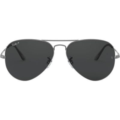 Aviator Metal II RB3689, Gunmetal/Black Polarised Glass Lenses 58 Eye Size