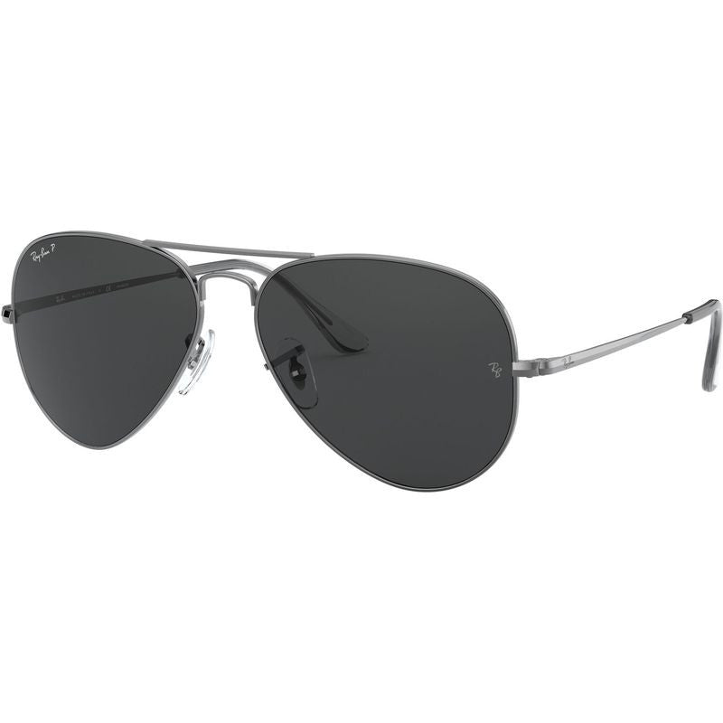 Aviator Metal II RB3689, Gunmetal/Black Polarised Glass Lenses 58 Eye Size