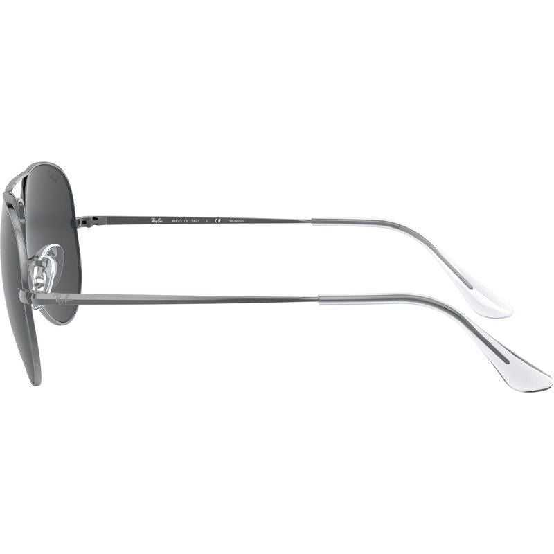 Aviator Metal II RB3689, Gunmetal/Black Polarised Glass Lenses 58 Eye Size