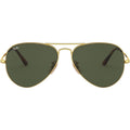 Aviator Metal II RB3689, Gold/Green Glass Lenses 58 Eye Size