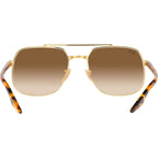 RB3699, Arista/Brown Clear Gradient Glass Lenses