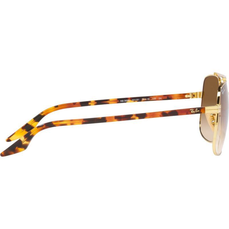 RB3699, Arista/Brown Clear Gradient Glass Lenses