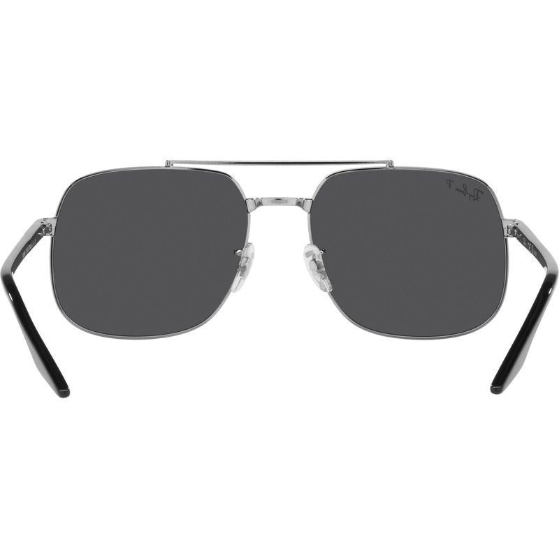 RB3699, Gunmetal/Dark Grey Glass Polarised Lenses