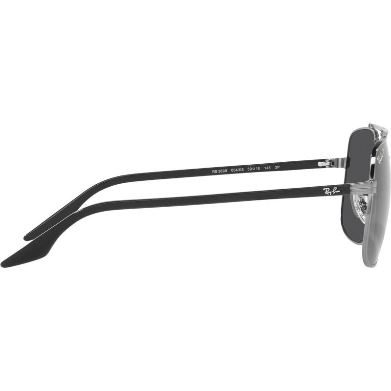RB3699, Gunmetal/Dark Grey Glass Polarised Lenses