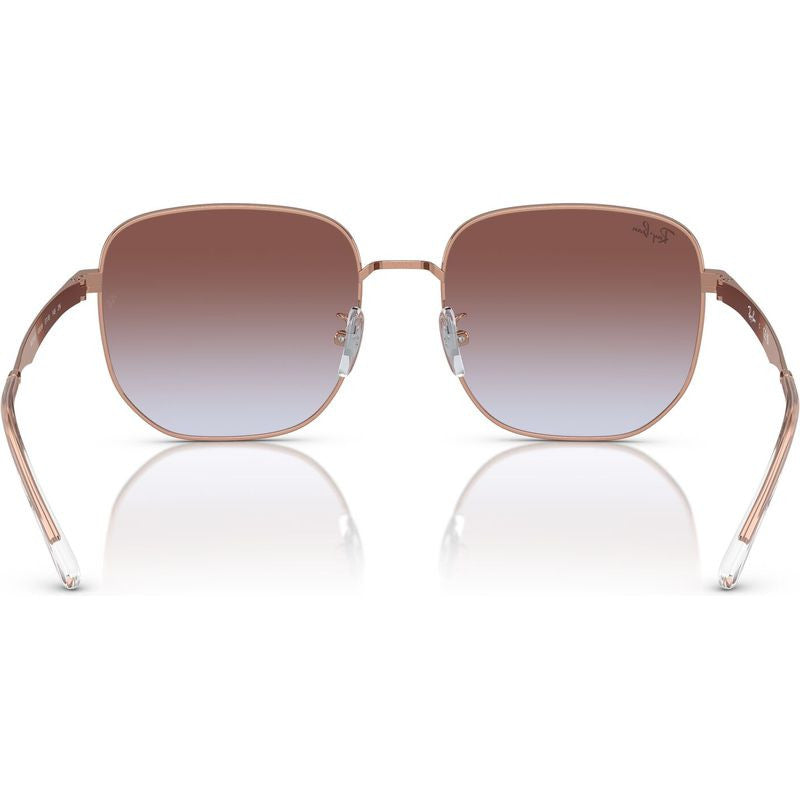 RB3713D, Rose Gold/Violet Gradient Glass Lenses