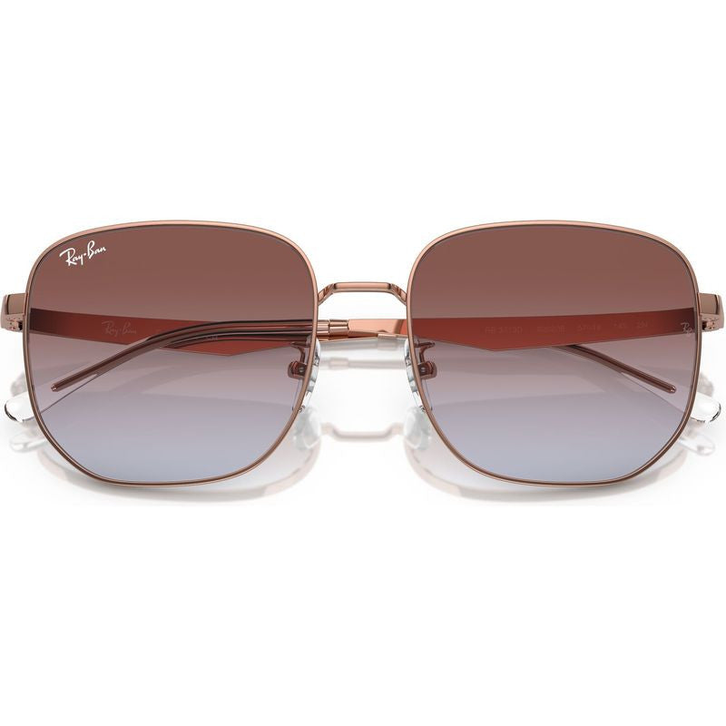 RB3713D, Rose Gold/Violet Gradient Glass Lenses