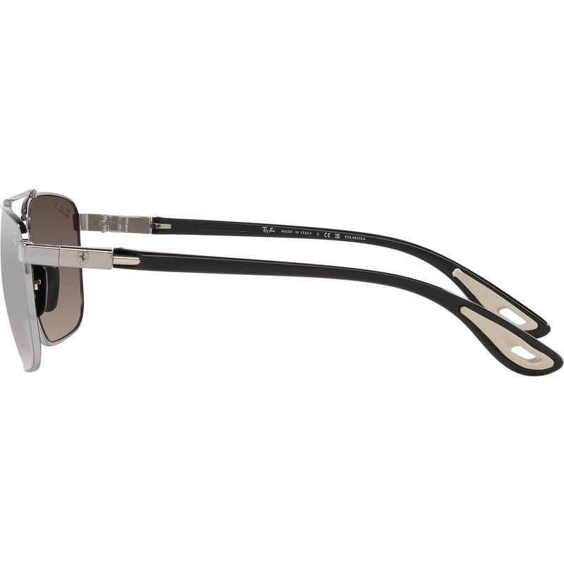 RB3715M, Gunmetal/Silver Mirror Polarised Lenses