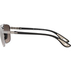 RB3715M, Gunmetal/Silver Mirror Polarised Lenses