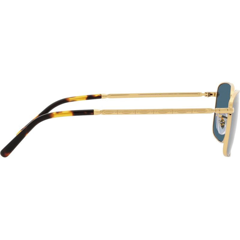 RB3717, Legend Gold/Blue Polarised Glass Lenses 57 Eye Size