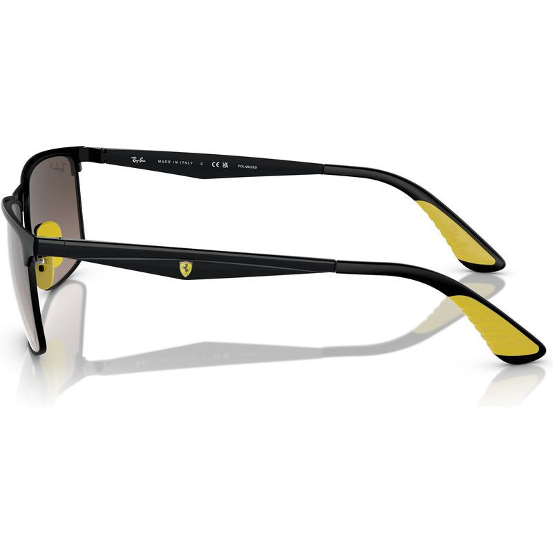 RB3726M, Black on Black/Grey Mirror Polarised Lenses