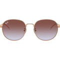RB3727D, Rose Gold/Light Blue Violet Gradient Lenses