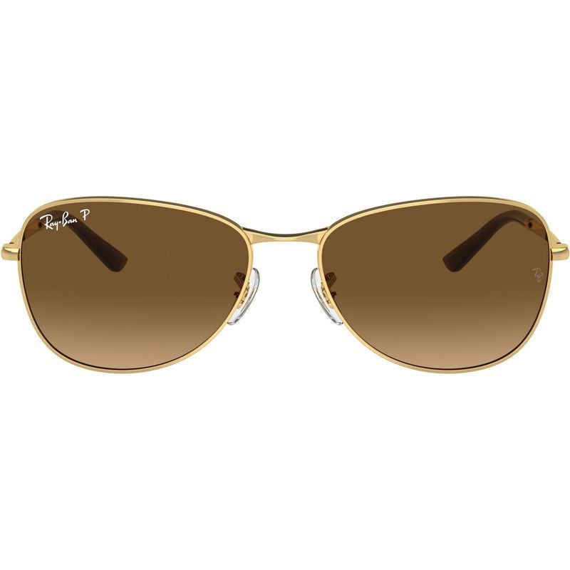 RB3733, Arista/Brown Gradient Polarised Glass Lenses 59 Eye Size
