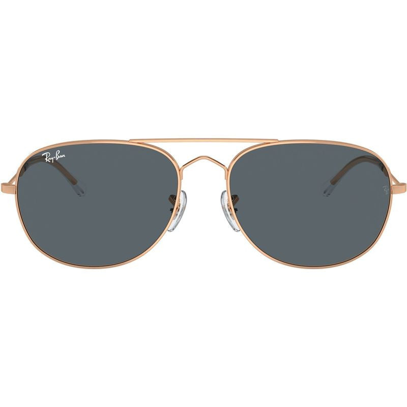Bain Bridge RB3735, Rose Gold/Blue Glass Lenses 57 Eye Size
