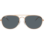 Bain Bridge RB3735, Rose Gold/Blue Glass Lenses 57 Eye Size