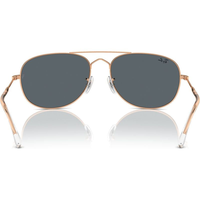 Bain Bridge RB3735, Rose Gold/Blue Glass Lenses 57 Eye Size