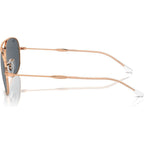Bain Bridge RB3735, Rose Gold/Blue Glass Lenses 57 Eye Size