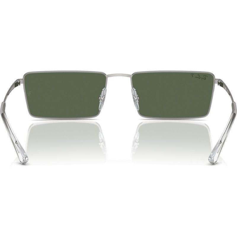 Emy RB3741, Silver/Dark Green Polarised Lenses 59 Eye Size